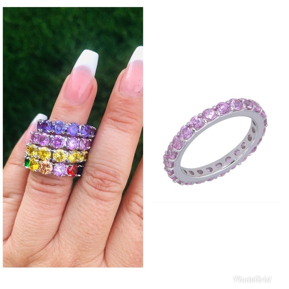Jewelry - Pink Sapphire Eternity Band